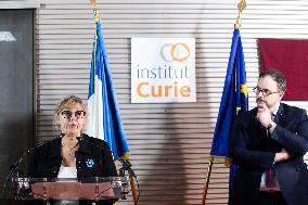 Inauguration Of The New Institut Curie Hospital - Saint-Cloud