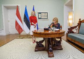 Latvian Prime Minister Evika Silina visits Estonia