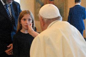 Pope Francis Holds Audeinces - Vatican