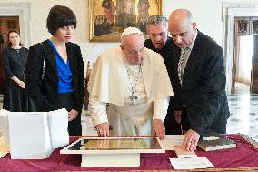 Pope Francis Holds Audeinces - Vatican