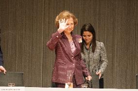 Queen Sofia Attends Alzheimer's Congress - Spain