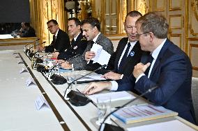 President Macron Meets Montenegro's President - Paris