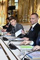 President Macron Meets Montenegro's President - Paris
