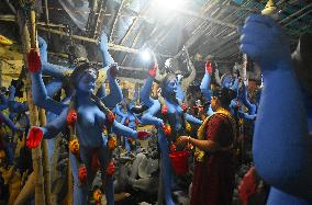 Kali Puja Festival Preparation In Kolkata, India