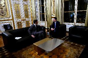 French President Meets with TikTok CEO - Paris