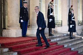 Peace Forum Diner at the Elysee Palace - Paris