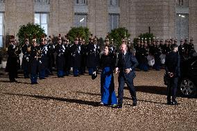 Peace Forum Diner at the Elysee Palace - Paris