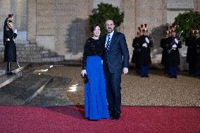 Peace Forum Diner at the Elysee Palace - Paris