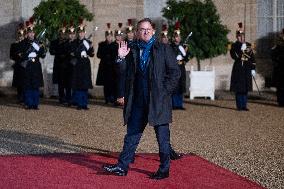 Peace Forum Diner at the Elysee Palace - Paris