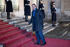 Peace Forum Diner at the Elysee Palace - Paris