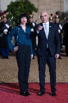 Peace Forum Diner at the Elysee Palace - Paris