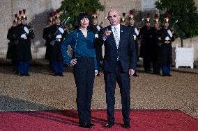 Peace Forum Diner at the Elysee Palace - Paris