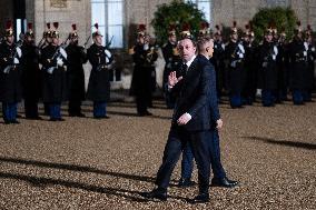 Peace Forum Diner at the Elysee Palace - Paris