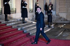 Peace Forum Diner at the Elysee Palace - Paris