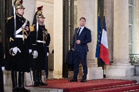 Peace Forum Diner at the Elysee Palace - Paris