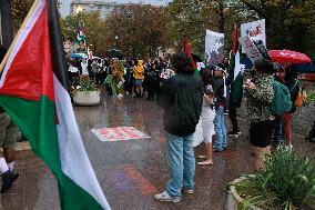 Pro-Palestine Demonstrators Gather At State Department