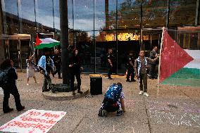 Pro-Palestine Demonstrators Gather At State Department