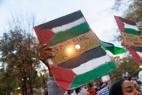 Pro-Palestine Demonstrators Gather At State Department