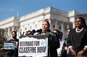 Veterans For Ceasefire Press Conference - Washington