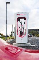 Tesla Electric Vehicle Charging Station - Montauban