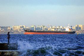 Shipping along temporary corridor in Black Sea