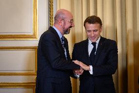 Peace Forum Dinner At The Elysee Palace - Paris