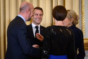 Peace Forum Dinner At The Elysee Palace - Paris