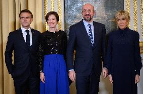 Peace Forum Dinner At The Elysee Palace - Paris