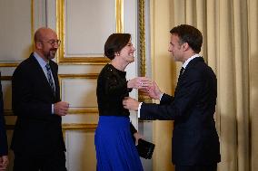 Peace Forum Dinner At The Elysee Palace - Paris