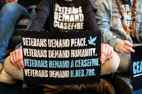 Veterans arrested in Sen. Gillibrand’s office demanding ceasefire in Gaza