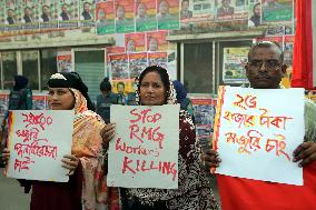 Garment Workers And Activists Protest - Dhaka