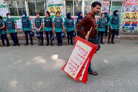 Garment Workers Unions Protest - Dhaka