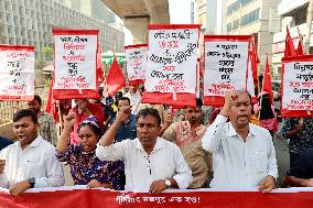Garment Workers Unions Protest - Dhaka