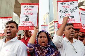 Garment Workers Unions Protest - Dhaka