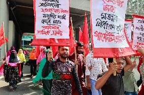 Garment Workers Unions Protest - Dhaka