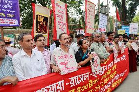 Garment Workers Unions Protest - Dhaka