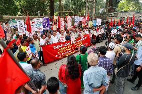 Garment Workers Unions Protest - Dhaka