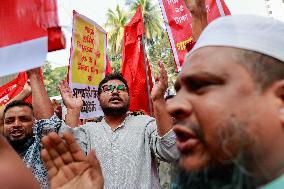 Garment Workers Unions Protest - Dhaka