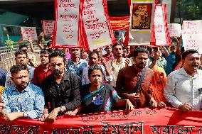 Garment Workers Unions Protest - Dhaka