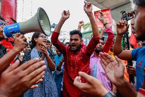 Garment Workers Unions Protest - Dhaka