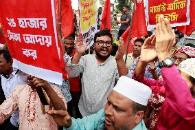 Garment Workers Unions Protest - Dhaka