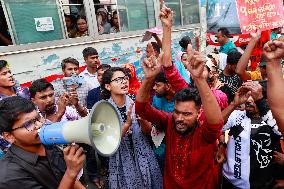 Garment Workers Unions Protest - Dhaka