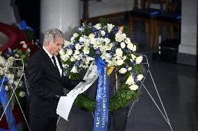 The state funeral of Finland's former president Martti Ahtisaari