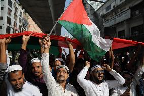 Pro Palestine Demonstration In Bangladesh