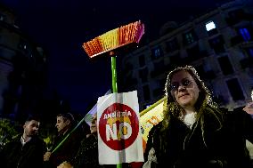 Far-right Demonstration In Barcelona