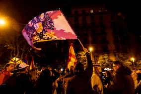 Far-right Demonstration In Barcelona