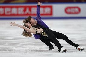 (SP)CHINA-CHONGQING-FIGURE SKATING-ISU GRAND PRIX-ICE DANCE-RHYTHM DANCE (CN)