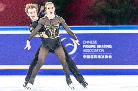 (SP)CHINA-CHONGQING-FIGURE SKATING-ISU GRAND PRIX-ICE DANCE-RHYTHM DANCE (CN)