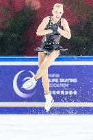 (SP)CHINA-CHONGQING-FIGURE SKATING-ISU GRAND PRIX-WOMEN-SHORT PROGRAM (CN)