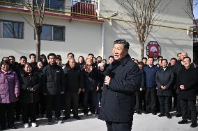 CHINA-BEIJING-HEBEI-XI JINPING-POST-FLOOD RECONSTRUCTION-INSPECTION (CN)